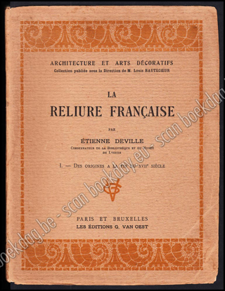 Afbeeldingen van La Reliure Française I & II 