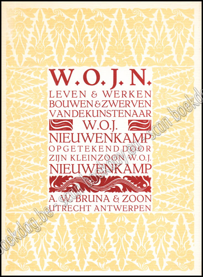 Picture of W.O.J.N. Leven & werken, bouwen & zwerven van de kunstenaar W.O.J. Nieuwenkamp