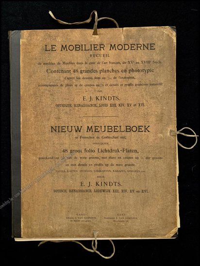 Afbeeldingen van Nieuw meubelboek in Franschen en Gotischen stijl