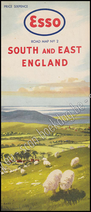 Image de Esso. Road map N° 2 South and East England