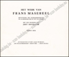 Picture of Het werk van Frans Masereel