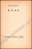 Picture of Kaas. Omslag Henri Van Straten