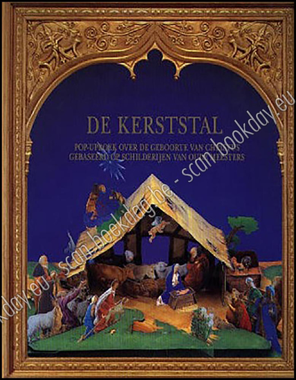 Picture of De kerststal / pop-upboek over de geboorte van Christus gebaseerd op schilderijen van oude meesters