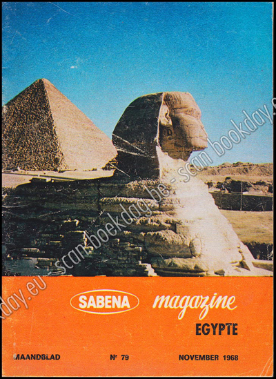 Image de Sabena Magazine. Maandblad, Nr. 79, november 1968. Egypte