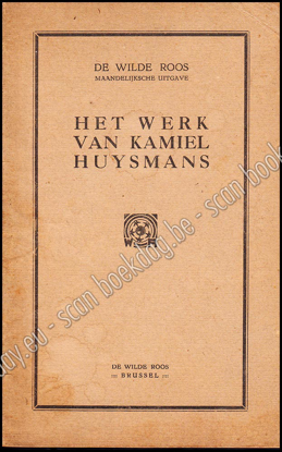 Image de De Wilde Roos. Jrg 6, Nr. 1 , januari 1928. Het Werk van Kamiel Huysmans