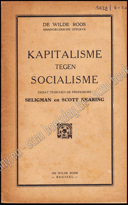 Afbeeldingen van De Wilde Roos. Jrg 6, Nr. 9-10 , september-october 1928. Kapitalisme tegen Socialisme