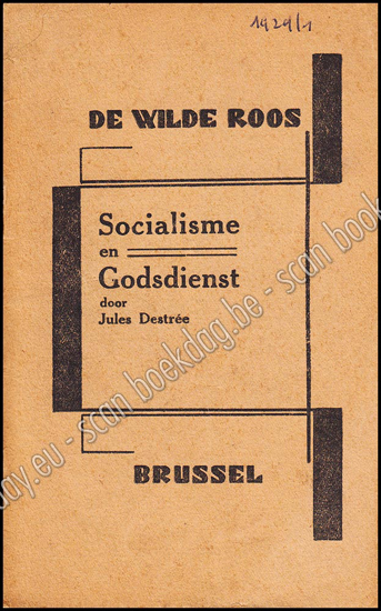 Afbeeldingen van De Wilde Roos. Jrg 7, Nr. 1 , januari 1929. Socialisme en Godsdienst
