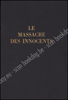 Image de Le Massacre des Innocents. Illu Anto Carte
