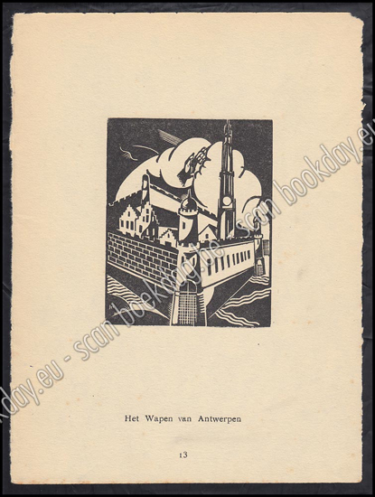 Afbeeldingen van Joris MINNE. Het Wapen van Antwerpen. 1930