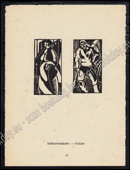 Afbeeldingen van Joris MINNE. Zakkenmaakster & Dokker. 1930
