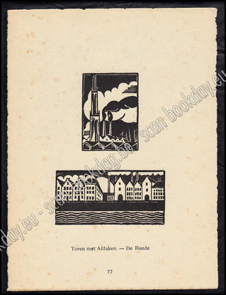 Picture of Joris MINNE. Toren met Afdaken & De Reede. 1930