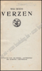 Picture of Verzen. Omslag is van Prosper de Troyer, uitgeversmerk door Paul Joostens