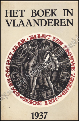 Afbeeldingen van Het boek in Vlaanderen 1937. [8e jaarboek]