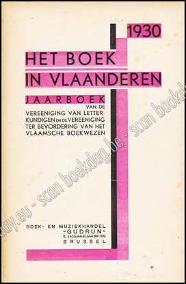Image de Het boek in Vlaanderen 1930. [1e jaarboek]