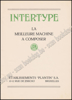 Picture of Intertype - La meilleure machine a composer