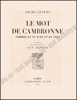 Picture of Le mot de Cambronne. Comédie en un acte et en vers. Couverture et illustrations de Guy ARNOUX