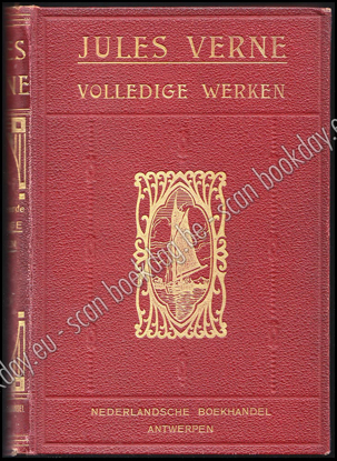 Afbeeldingen van Jules Verne's volledige werken in prachtkastje