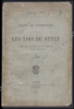 Afbeeldingen van Traité de littérature: Les lois du style avec les moyens de se former à l'art d'écrire