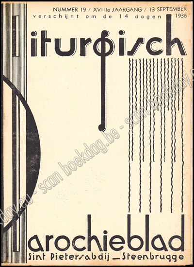 Picture of Liturgisch Parochieblad Abdij Steenbrugge & Benedictus Bode & St Gregoriusbode. 16 nrs