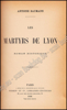 Afbeeldingen van Les Martyrs de Lyon: roman historique. Signed