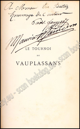 Picture of Le Tournoi de Vauplassans. Dédicace