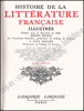 Afbeeldingen van Histoire de la Littérature Française illustrée. Tome 1 et 2 complètes