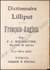 Image de Dictionnaire Lilliput Français-Anglais