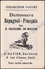 Afbeeldingen van 4 Dictionnaires Poucet: Français-Allemand/Français-Italien/Français-Espagnol/ Espagnol-Français. In bronze bookstand