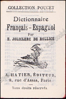 Afbeeldingen van 4 Dictionnaires Poucet: Français-Allemand/Français-Italien/Français-Espagnol/ Espagnol-Français. In bronze bookstand