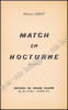 Afbeeldingen van Match en Nocturne. Roman. Couverture de Aslan