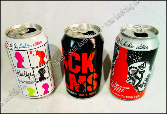 Image de Walter Van Beirendonck; Elvis Pompilio; Raf Simons. Limited edition Coca-Cola light blik