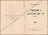 Picture of Dernières escadrilles 40. Récits. Dédicace
