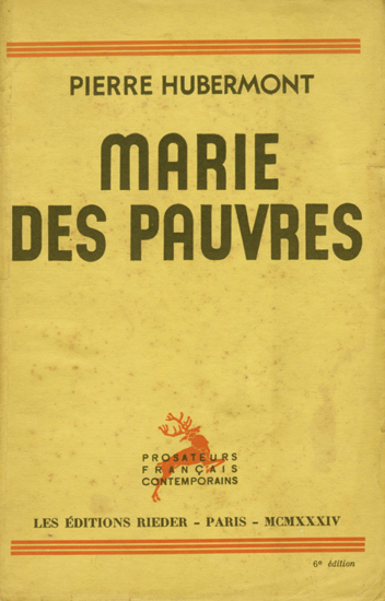 Afbeeldingen van Marie des pauvres. Dédicace à Marnix GIJSEN