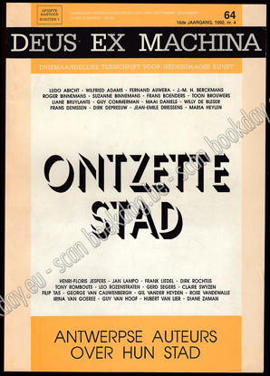 Picture of Deus ex Machina 64. Ontzette Stad. Jrg 16, Nr. 4, December 1992. Met J.M.H. Berckmans