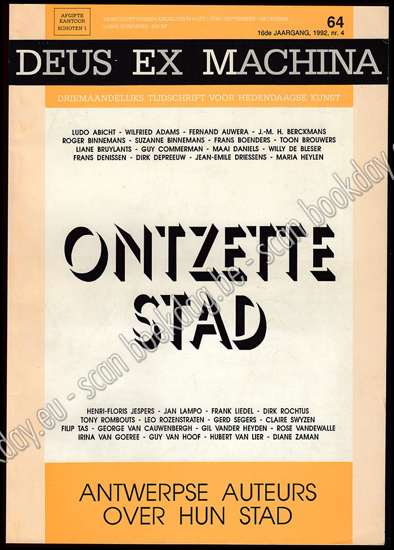 Afbeeldingen van Deus ex Machina 64. Ontzette Stad. Jrg 16, Nr. 4, December 1992. Met J.M.H. Berckmans