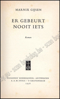 Picture of Er gebeurt nooit iets. 1ste druk met opdracht