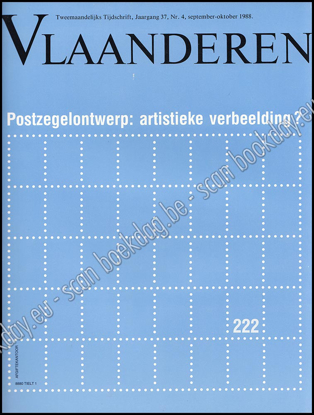 Afbeeldingen van Vlaanderen. Nr. 222. Jg. 37, nr. 4, september-oktober 1988. Postzegelontwerp: artistieke verbeelding?