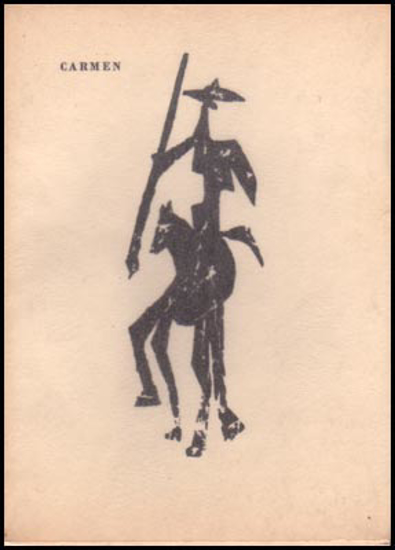 Afbeeldingen van Carmen. Hors-texte de Picasso