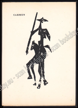 Afbeeldingen van Carmen. Hors-texte de Picasso