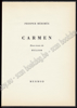 Picture of Carmen. Hors-texte de Picasso
