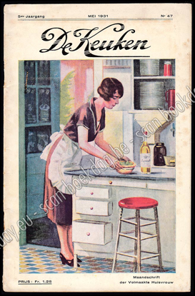 Picture of De Keuken. Maandschrift der Volmaakte Huisvrouw. Jrg 5. Nr. 47, mei 1931