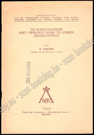 Image de De Karolingische Sint Ursmarus kerk te Lobbes (Henegouwen)