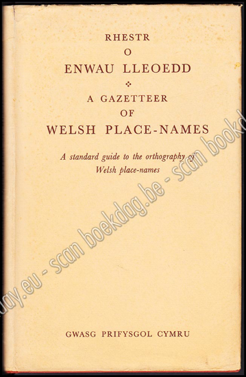Picture of A gazetteer of Welsh place-names or Rhestr Enwau Lleoedd