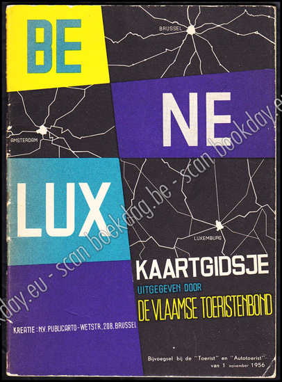 Afbeeldingen van Benelux-kaartgidsje. (Expo 58)