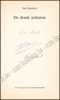 Afbeeldingen van De draak achterna. 1ste druk gesigneerd debuut