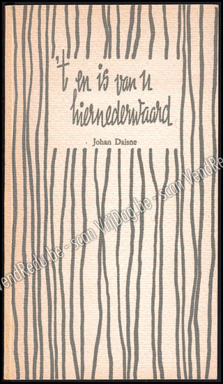 Picture of 't En is van U hiernederwaard... . Gesigneerd