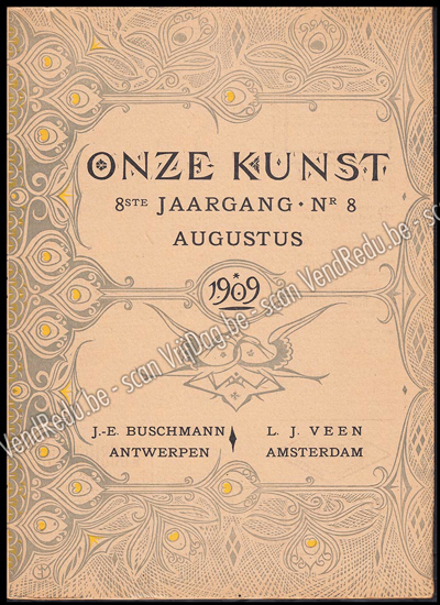 Image de Onze Kunst. Jg. 8 deel XVI, nrs. 7-12. Juli - December 1909