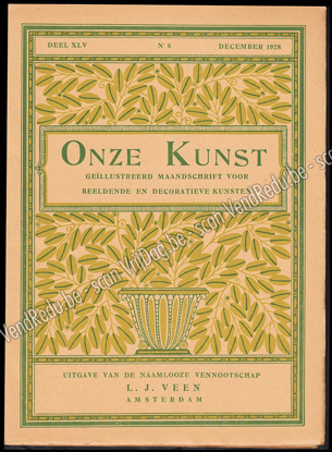 Image de Onze Kunst. Jg. 24, nr. 6. December 1928