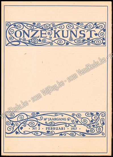 Afbeeldingen van Onze Kunst. Jg. 16, nr. 2. Februari 1917