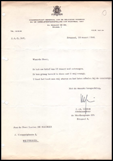 Afbeeldingen van Zes Van Marnix Gijsen. Gesigneerd